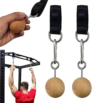 Immagine di Impugnature per trazioni a Sfera, Arrampicata su Roccia, Impugnatura Portatile Multiuso e Portatile, avambraccio, Dita, bicipiti Schiena