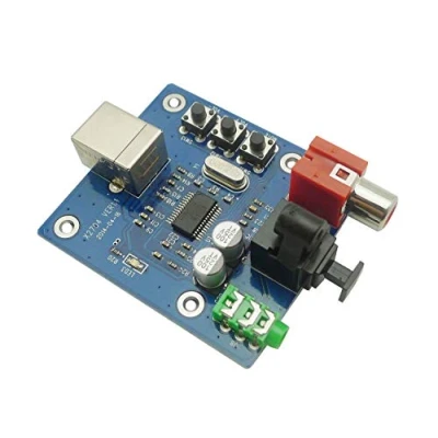 Immagine di DollaTek PCM2704 DAC USB Fibra Ottica Corrente coassiale Uscita analogica SZ 11 Raspberry Pi Raspbian RaspBMC