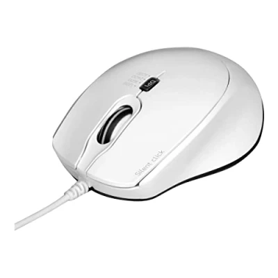 Immagine di Port Connect Mouse wireless e silenzioso, 2,4 GHz, USB A/USB C Compact, colore: Bianco