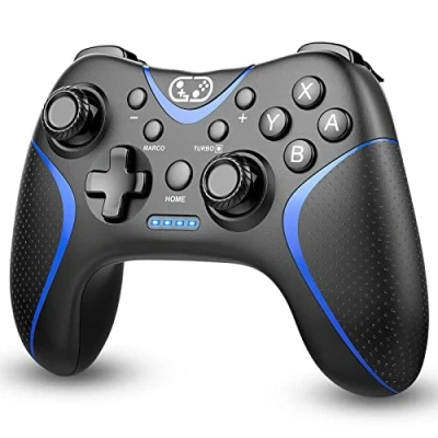 Immagine di Cehensy Controller per Switch/Switch Oled/Switch Lite,Controller Switch con 6 Axis Gyro,Doppia Vibrazione,Turbo e Screenshot,Wireless Pro Joystick Gamepad