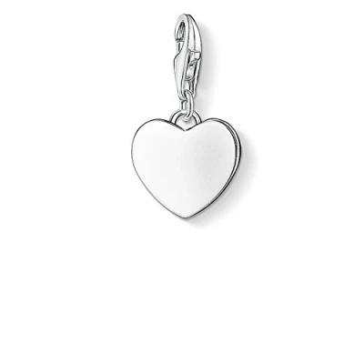 Immagine di Thomas Sabo Ciondolo da Donna Argento 925, Plain Silver Heart Charm Flat