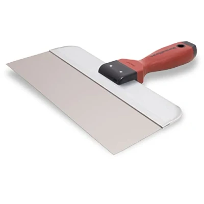 Immagine di Spatola di superficie Marshalltown con manico DuraSoft in acciaio inossidabile, utensile per cartongesso e verniciatori, dimensioni della spatola: 305x76 mm