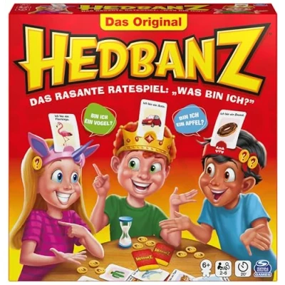 Immagine di Spin Master Games Pirata Hedbanz indovinare per Tutta la Famiglia Riproduzione con Ottimo Materiale da Gioco, 2 6 Giocatori dai Anni in su, Colore, 6059492