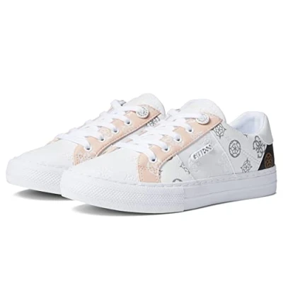 Immagine di GUESS Loven, Scarpe da Ginnastica Donna, Bianco Rosa 680, 40 EU
