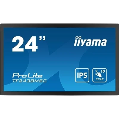 Immagine di Iiyama 23,8 Bonded PCAP Monitor touch screen ERP: E (A G) 60.5 cm (23.8 pollici) 1920 x 1080 Pixel 16:9 5 ms HDMI ™, DisplayPort, USB 3.2 (Gen 1x1) IPS LED