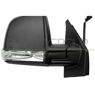 Immagine di Specchio retrovisore esterno Prasco FT9107313 Dx nero elettrico termico, regolabile dall&#039;interno FIAT: Doblo II Station Wagon