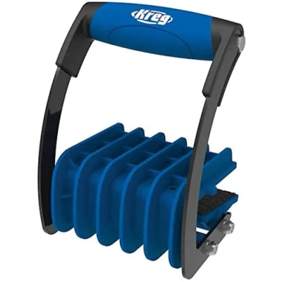 Immagine di Supporto per pannelli Kreg KMA3000, plastica rinforzata con fibre, rivestimento antiscivolo GripMaxx, portata 45 kg, spessore massimo del materiale 19 mm
