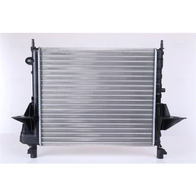 Immagine di NISSENS 63949 Radiatore motore Alluminio 430 377 22 Alette di raffreddamento montate meccanicamente RENAULT: TWINGO 1