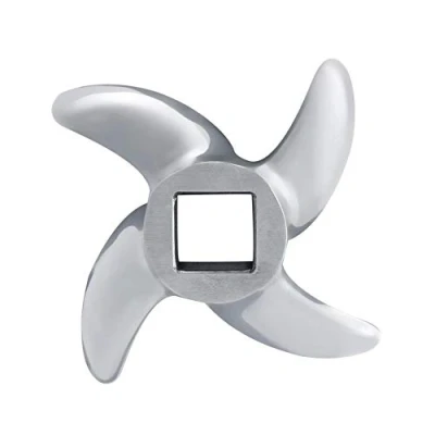 Immagine di Lame per tritacarne in acciaio inox Accessori la sostituzione di coltelli a croce forma tritare senza sforzo carne, frutta o verdura(12#)
