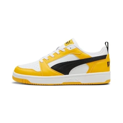Immagine di Puma Rebound V6 LOW Sneakers basse, Taglia: 44.5, Yellow sizzle/black/white Sintetico