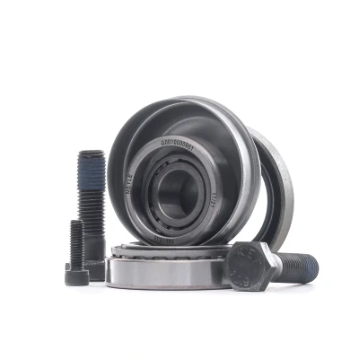 Immagine di MEYLE 014 033 0041 Kit Cuscinetto ruota Assale anteriore bilaterale con materiale di montaggio ORIGINAL Quality 59 a rulli conici