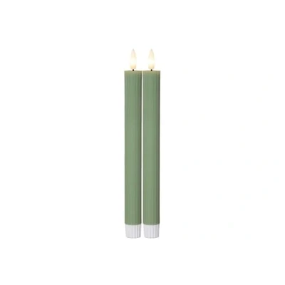 Immagine di Candela stick LED Flame Stripe, set da 2, in cera