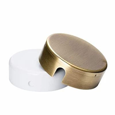 Immagine di ORION LIGHTSTYLE scatola di derivazione soffitto baldacchino giunzione rosetta in ottone lucido copertura anticato antico