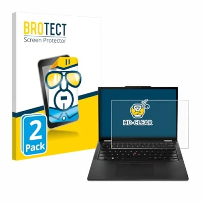 Immagine di brotect Pellicola Protettiva per Lenovo ThinkPad X13 Gen 4 Protezione Schermo (2 Pezzi) [Trasparente, Anti Impronte]