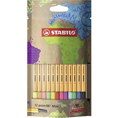 Immagine di Penna a punta fine STABILO point 88 Mini #mySTABILOdesign Confe...