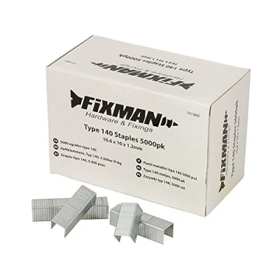 Immagine di Fixman 701969 Graffette tipo 140, 5000 pezzi, 10,55 x 10 1,26 mm