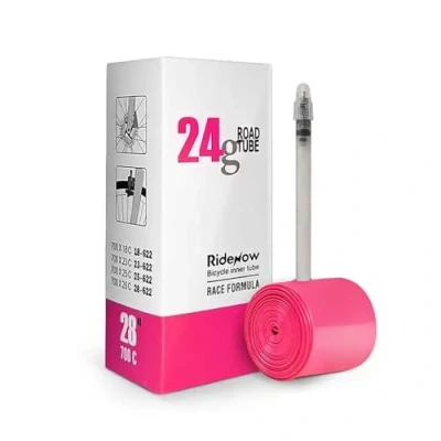 Immagine di RIDENOW Fotocamera TPU strada 700/18C 28C. Super Light 24 grammi valvola fine Presta (85mm)