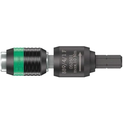 Immagine di Wera 889/4/1 F Rapidaptor 05052501001 Porta inserti a ruota libera per cacciavite dinamometrico con impugnatura pistola 64 mm