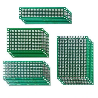Immagine di Aihasd 20 PCS 5x7 4x6 3x7 2x8CM di Alta qualità Double Side PCB Prototype Universale Printed Circuit Board