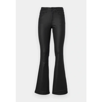 Immagine di Vero Moda Vmflash Coated Pants Jeans a zampa, Donna, Taglia: XSx32, Black