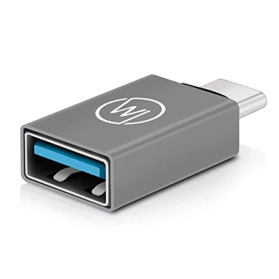 Immagine di Wicked Chili USB C 3.2 Gen1 SuperSpeed Adapter A (Adattatore Premium Alu) Compatibile con Xiaomi Redmi, Samsung Galaxy S21 Ultra, A32, M42, Huawei P40 PRO, Mate 40 PRO e Smartphone Tipo