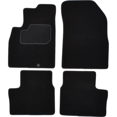 Immagine di MAMMOOTH A041 NIS90 PRM 01 Set tappetino Tessile anteriore e posteriore 4 nero NISSAN: MICRA