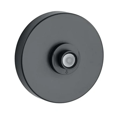 Immagine di Wenko Adattatore Vacuum Loc Nero, Set da 2, Fissaggio Senza Trapano, per Il Montaggio a Parete degli Accessori Bagno Classic Plus, Dimensioni: Ø 6x2,8cm ciascuno