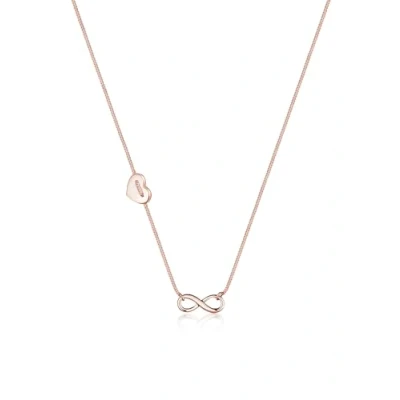 Immagine di Elli Collana Donne Ciondolo Infinità Cuore Filigrana in Argento Sterlino 925