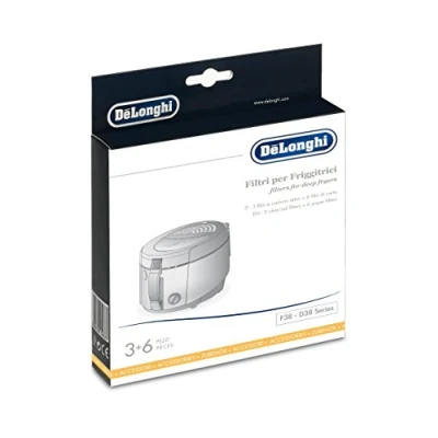 Immagine di De&#039;Longhi FIL.F38 Set Filtri per Friggitrici Modelli F38 D38