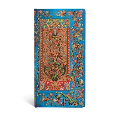 Immagine di Paperblanks Diari a Copertina Rigida Delphinium Righe Delgado (90 x 180 mm): Lined Slim