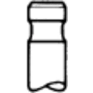 Immagine di TRW Engine Component 105 35621 valvola Aspirazione 45,5 stelo cromato, Terminale temprato