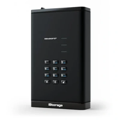 Immagine di iStorage DiskAshur DT3 Disco rigido da 256 bit 2 TB, certificato FIPS Livello 3, crittografato sicuro, protetto password