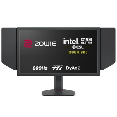 Immagine di BenQ ZOWIE XL2586X+ eSports Monitor Gaming 24 pollici, 600Hz, TN rapido, DyAc 2, 1080p, HDMI 2.1 X3, DisplayPort 1.4, XL Setting to Share, S Switch, Calotta Protettiva, PROGamer Base
