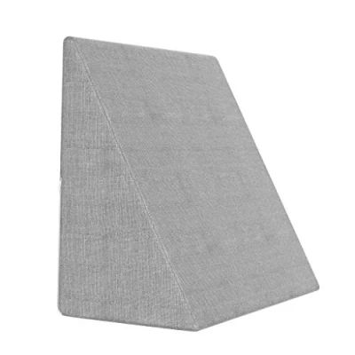 Immagine di bonmedico Cuscino a Cuneo ﻿﻿ Guanciale Lombare Cervicale Ergonomico Antireflusso Schienale Ortopedico Alzagambe in Memory Foam per Dormire e Leggere