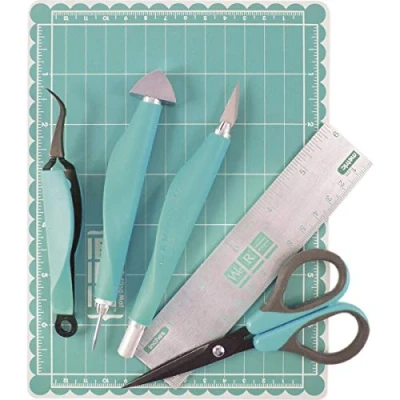 Immagine di We R Memory Keepers 0633356712787 Mini Kit Outils Scrapbooking, Carta, Bianco, 1, 6 unità