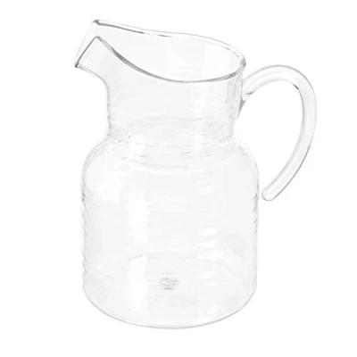 Immagine di Amazon Basics Rotondo Tritan Farm to Table Brocca, 3 Quarti (2839 ml), Trasparente