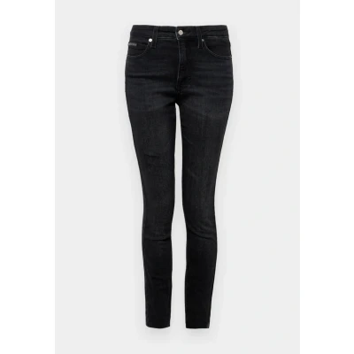 Immagine di Calvin Klein Jeans HIGH Super Skinny Ankle Fit, Donna, Taglia: 24, Denim black