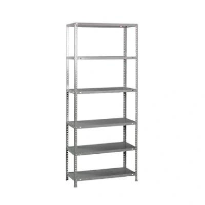 Immagine di Simon Rack 8425437064548 Scaffale Metallo Garage 6 Livelli con capacità di Carico 100 kg, Grigio, 2000x1000x400