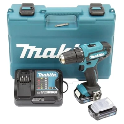 Immagine di Makita Akku Bohrschrauber 12V 2,0Ah DF333DSAE 2 Akkus+LG i.MAKPAC Trapano avvitatore a batteria 12 V Ah Li Ion incl. seconda batteria, valigia
