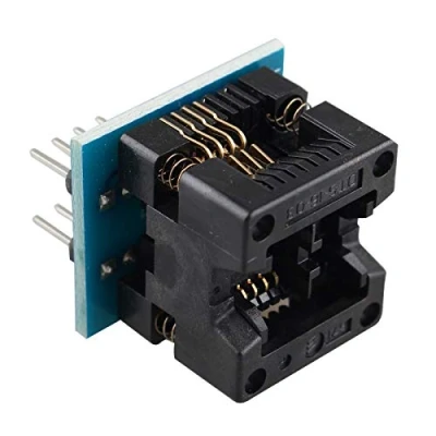 Immagine di HALJIA SOIC8 SOP8 a DIP8 IC presa convertitore adattatore modulo programmatore ots 16 03 per 24 x 93 EEPROM
