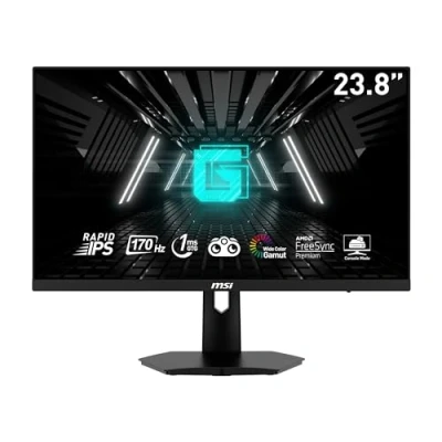Immagine di MSI G244F Schermo PC Gaming 23.8&quot; Full HD Lastra Rapid IPS 1920x1080, 170Hz / 1ms, 16:9, FreeSync Premium HDMI 2.0b, DisplayPort 1.2a