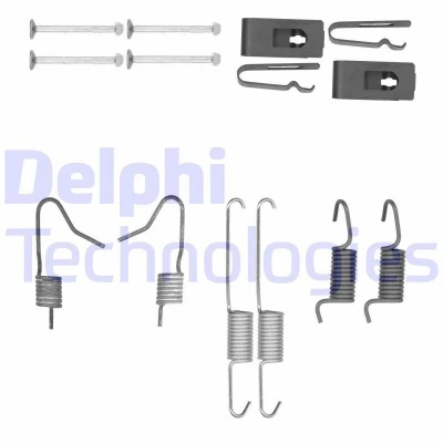 Immagine di DELPHI LY1402 Kit accessori, Ganasce freno stazionamento TOYOTA: RAV4 III SUV, Corolla Verso, Prius II Liftback, NISSAN: Qashqai / Qashqai+2 I, Note I