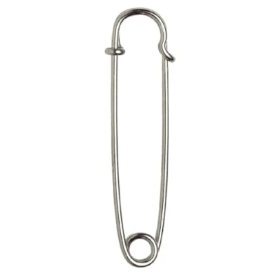 Immagine di Prym Aghi per kilt, 76 mm, color argento, 200 pezzi, Ferro, 76mm