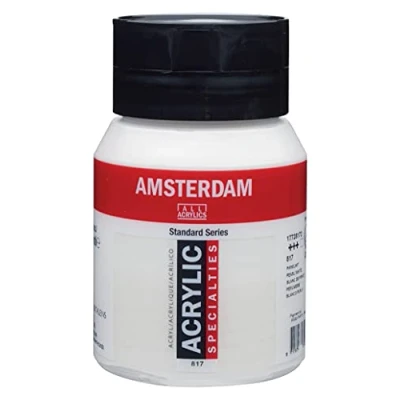 Immagine di Vaso acrilico Amsterdam Standard Series 500 ml Bianco Perlato 817 (17728172)
