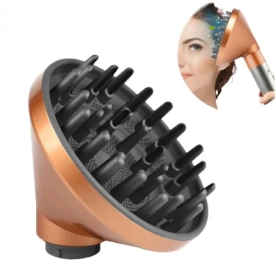 Immagine di Dxyue Accessorio diffusore per Dyson Airwrap styler HS01 HS05, trasformare lo in un asciugacapelli(Oro)