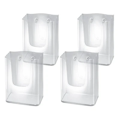 Immagine di SIGEL LH117 Porta depliant da parete, in acrilico, con 1 tasca per DL e A6, 4 pz