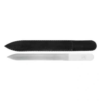 Immagine di ZWILLING Lima per unghie in vetro (superfici di limatura a grana fine, doppia faccia, delicata sulle unghie, copertura protettiva inclusa), premium, 150 mm