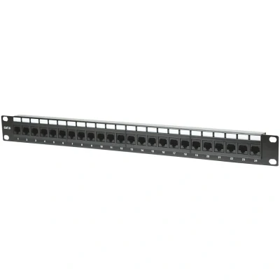 Immagine di Patchpanel di rete 24 Porte CAT 6 Intellinet 520959 1 U