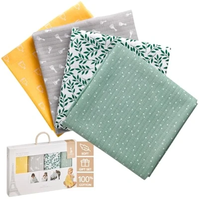 Immagine di Sophie la Girafe Set di 4 pannolini colorati per bambini, multicolore 850800