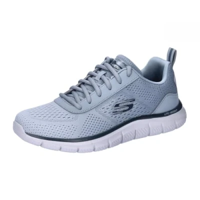 Immagine di Skechers Traccia Ripkent, Sneaker Uomo, Grigio Chiaro Mesh Sintetico, 41.5 EU